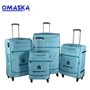 4 pcs set 20″24″28″32″ Omaska brand famous factory customize logo luggage wholesale