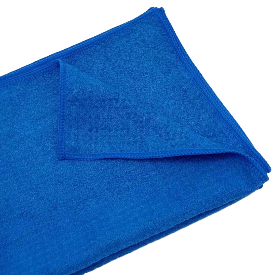 Microfiber waffle towel for car glass care kitchen cleaning towel