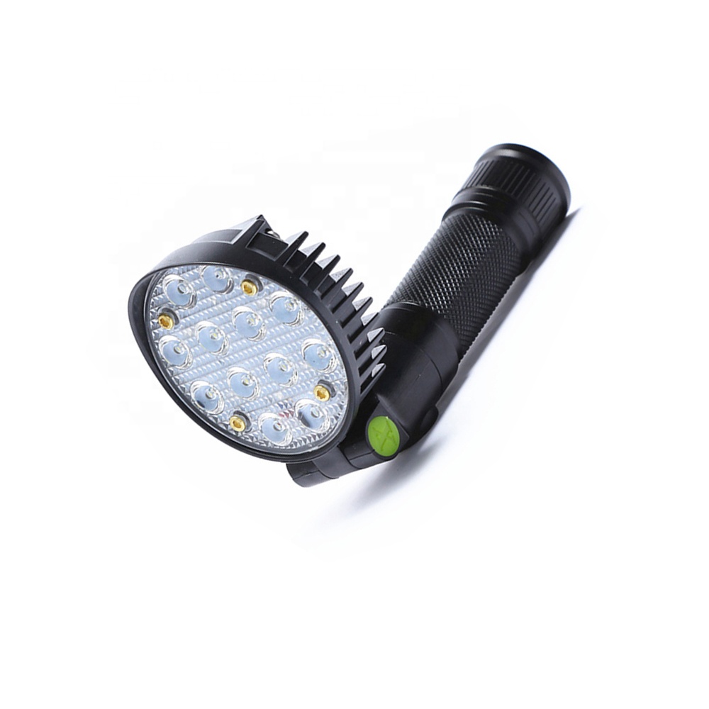 24 LED Portable auto repair COB Hand Held Work Lamp 2200mah Magnetic worklight Head Adjustable 18650 Rechargeable Work Light