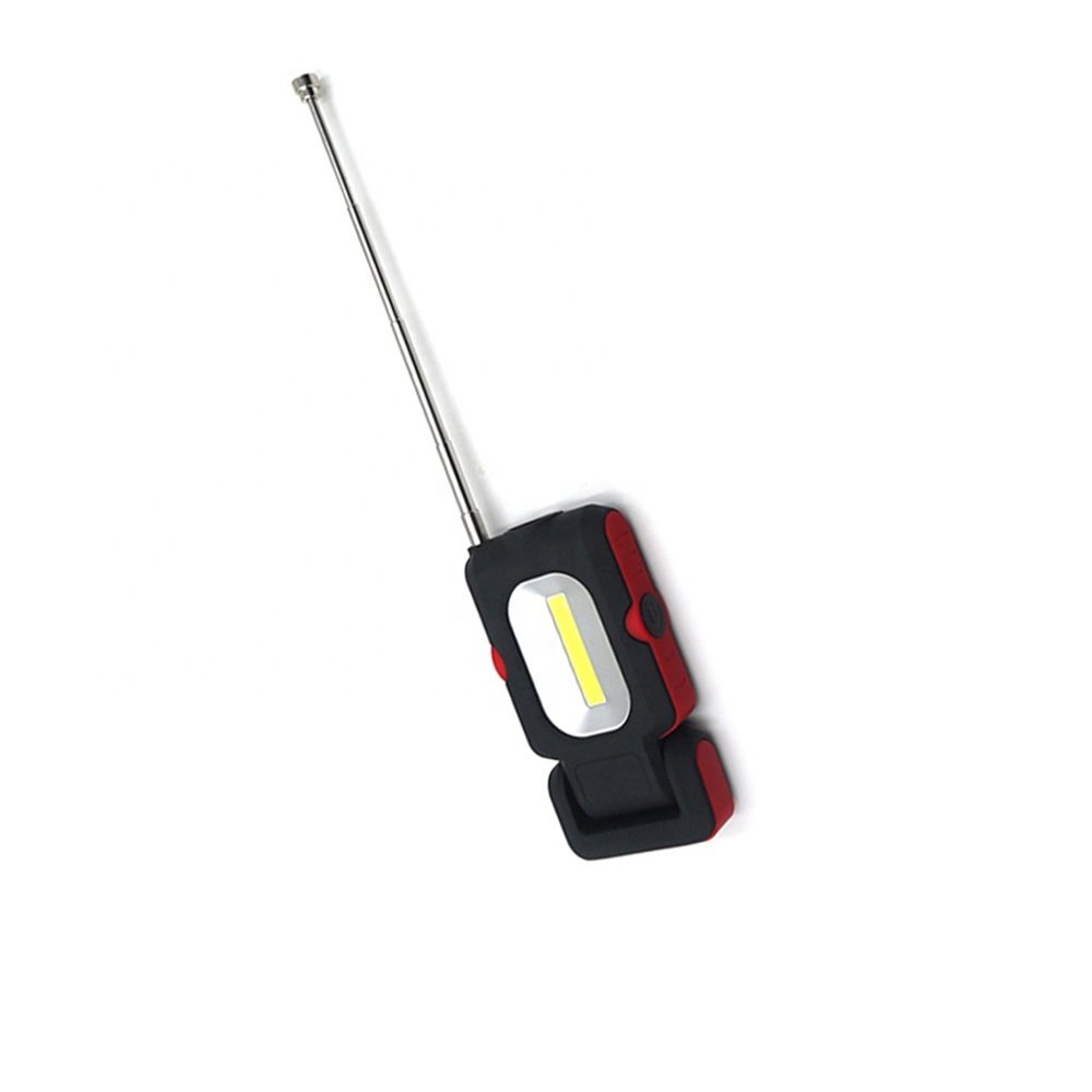 3 AAA Battery Powered Cob Led Emergency lamp portable Car Repaire light magnetic worklight antenna inspection COB LED Work Light