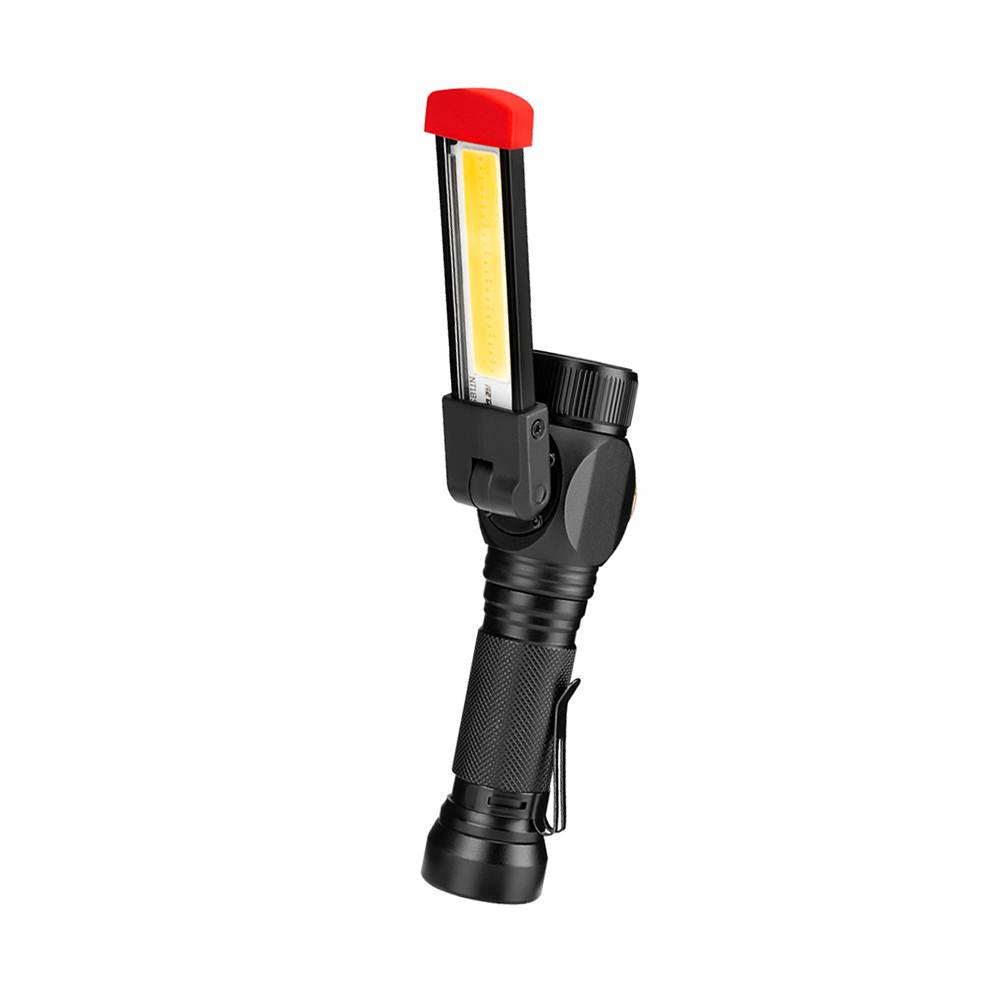 Outdoor led rechargeable car car repair light Tool Foldable Lantern flexible magnetic work Flashlight torch lamp COB work light