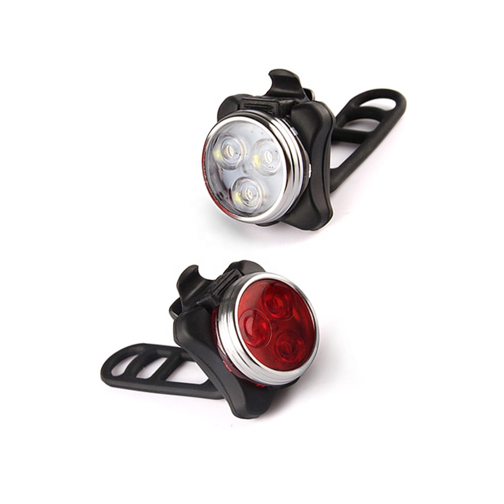 Mount Bicycle Accessories Built-in Battery Rechargeable 4 Modes Bicycle Light Rechargeable Front Headlight Back Bike tail Light