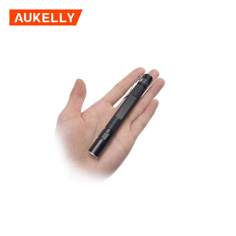 Aukelly Mini Powerful UV 390nm LED Pen Light Purple Blacklight Portable Small uv light torch