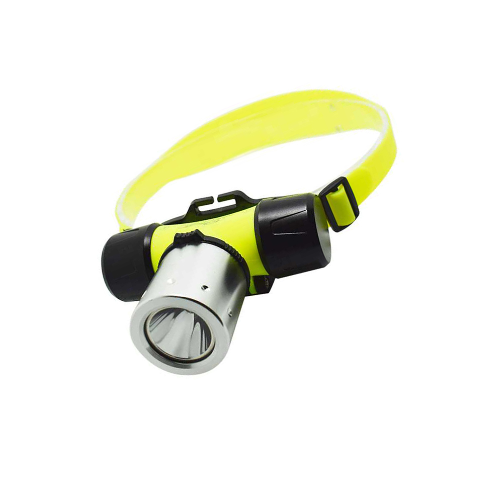 XML T6 led rechargeable hoofdlamp Swimming waterproof IP68 headlight scuba head lantern super bright underwater diving headlamp