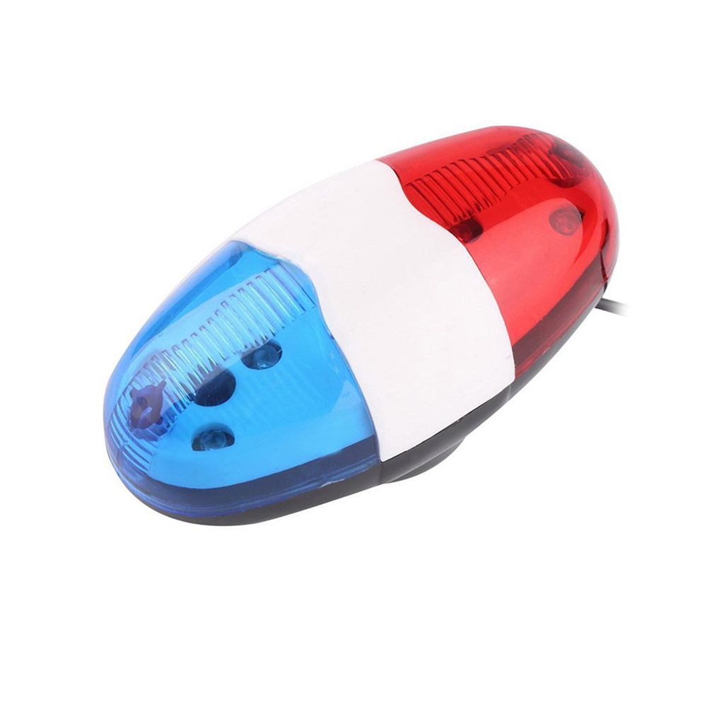 Ultra Bright ABS Bicycle Rear lamp 120db speaker Horn 6 LED Waterproof 4 Sounds Safety warning bike tail light