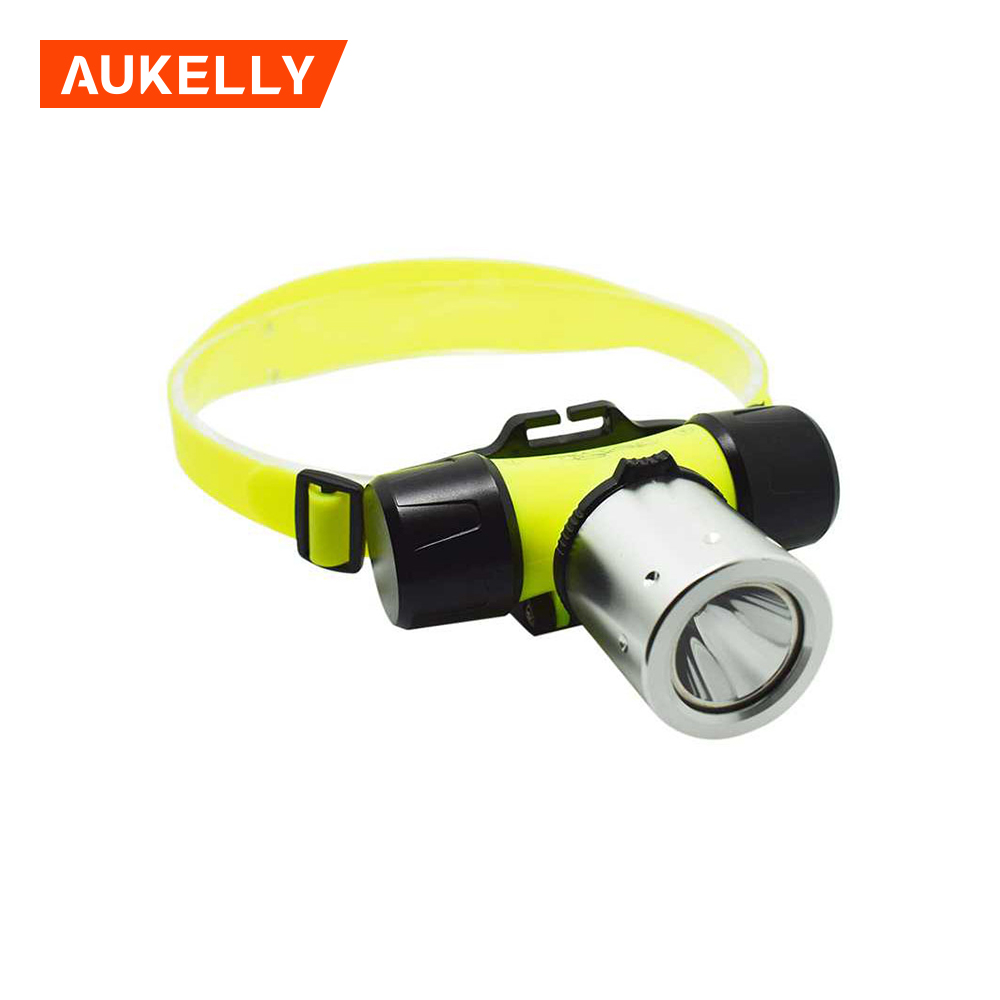 Aukelly Factory directly hunting diving headlamp most cheapest diving head light t6 10w 1000lumens diving headlamp
