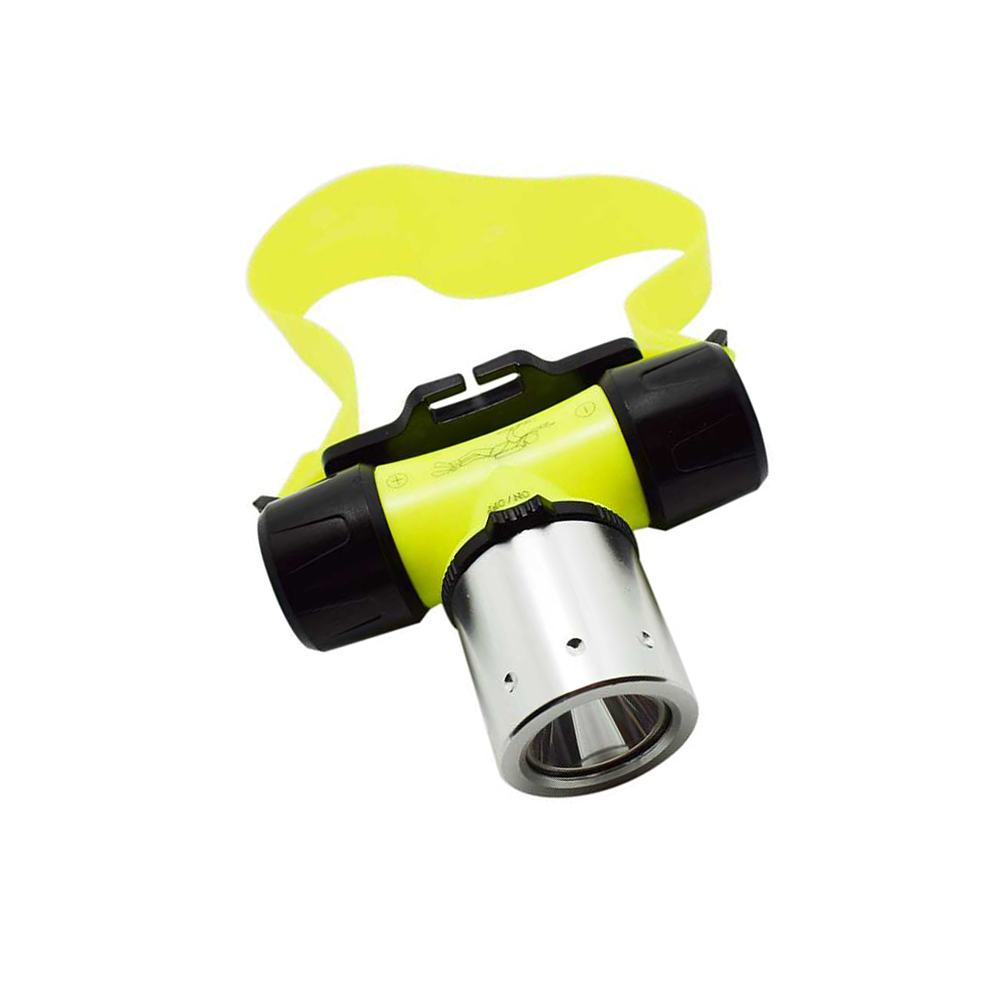 Aukelly T6 Swimming waterproof headlight led rechargeable scuba head lantern torch IP 68 super bright underwater diving headlamp
