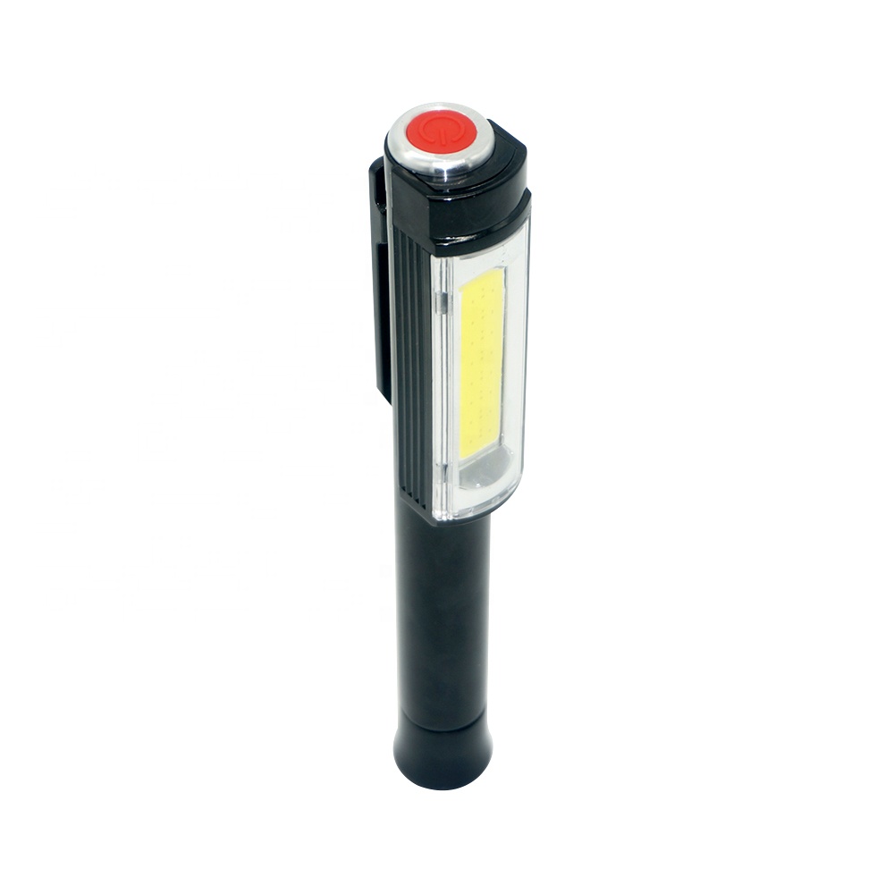 Super Bright Magnetic Handheld pocket 3 AA battery Pen flashlight 3w cob car inspection Torch 4 modes 200 lm portable work light