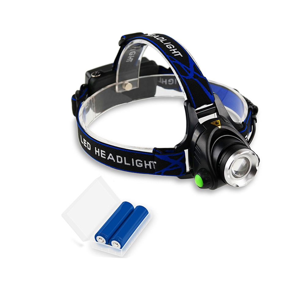 Comfortable water resistant dual light source rechargeable super brightnessl powerful mining headlamp