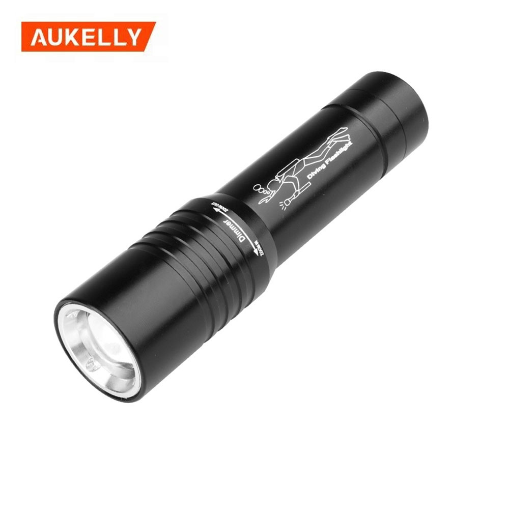 xml t6 led Diving light Powerful led torch zoomable 50m Rechargeable aluminum Diving Underwater Flashlight