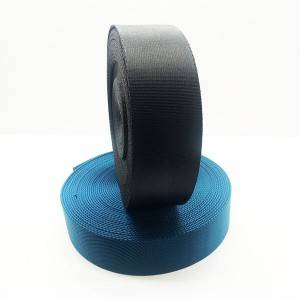 Chinese wholesale Flagging Tape - Factory wholesale China Eco-Friendly Double Color Polyester Woven Webbing, Nylon Ribbon, PP Tape for Belt – Xiangxi
