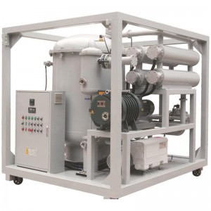 Sistema de purificação de óleo desidratador a vácuo série ZJA