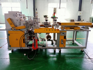 CNC-transformator Oil Duct Bonding Machine oljekanalsremsa limningsmaskin