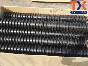 100% Original Plastic Roller Side Guide - Rubber Spiral Return Roller – TongXiang