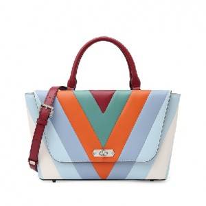 Colorful Contrast Handbag