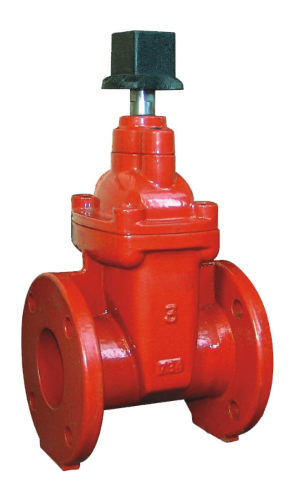 Flanged Ends NRS Resilient Seated Gate Valves-AWWA C509-UL FM Approval