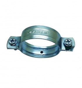 Pipe Clamp With Two Reinforced Rib & Without Rubber