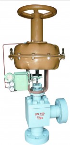 ZM pneumatic angle control valve