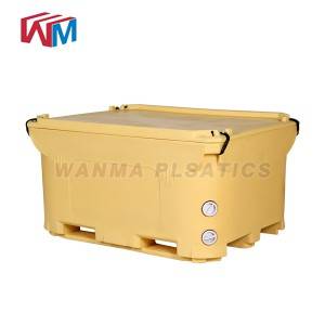 Super Lowest Price Insulated Beer Cooler Box - Factory supplied China 1000L Isothermal Containers for Processing and Transportation – Wanma Rotomold