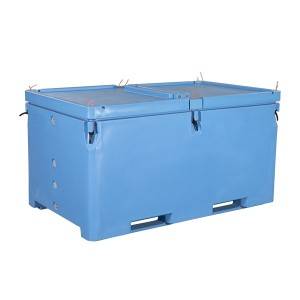 Factory directly Frozen Seafood Shipping Cooler Box - OEM/ODM Manufacturer China 1700L Largest Insulated Tank for Seafood Transportation – Wanma Rotomold