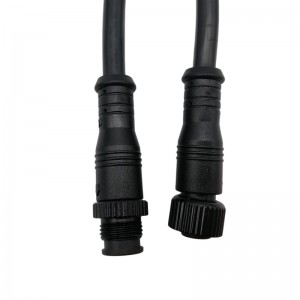 Factory Customization Industry High Quality Criticism IP68 M12 LED 2 3 4 5 PIN Cable Waterproof Connector 3 Wires