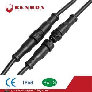 Factory Cheap M10 Waterproof Connector – Hot sales ip67 ip68 high quality electrical cable plug m6 m12 quick connect wire connector – Kenhon