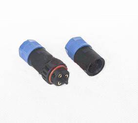 Auto metal type male female cable m12 3 pin aviation waterproof connector