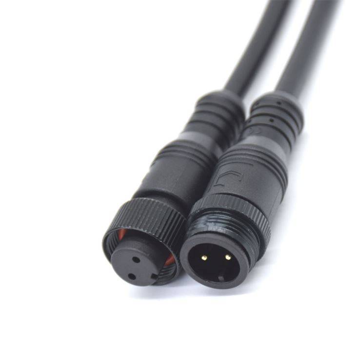 2 Pin M16 Electrical Wire With Molded Connector