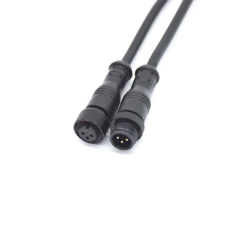 M12 2 Core Waterproof Cable Ebike Connector