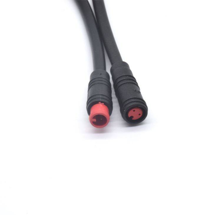 M6 2 Pin Waterproof Electrical Wire Connector