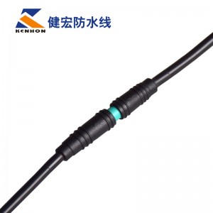 led light power cable 3 pin male female outdoor waterproof circular connectors