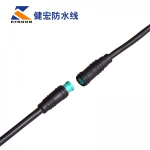 Wire male to female 2 3 4 pin waterproof connector cable electric bike connector m6 m7m8 cable