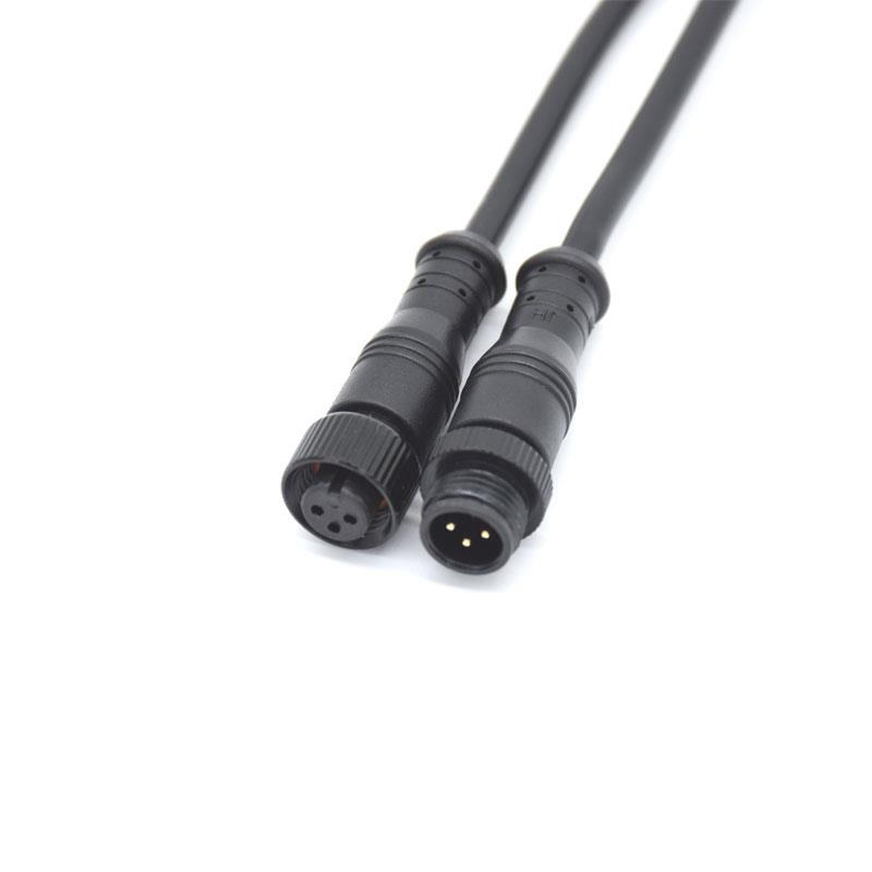 Kenhon M12 2pin 3pin Male Female Waterproof Electric Cable Ip67 Connector For Garden Led Lighting Featured Image