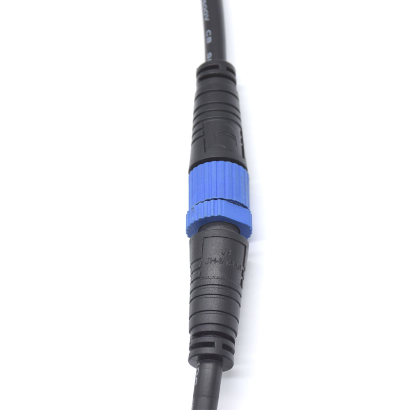 IP67 LED light driver cable waterproof male female M15 3 pin power connector Featured Image