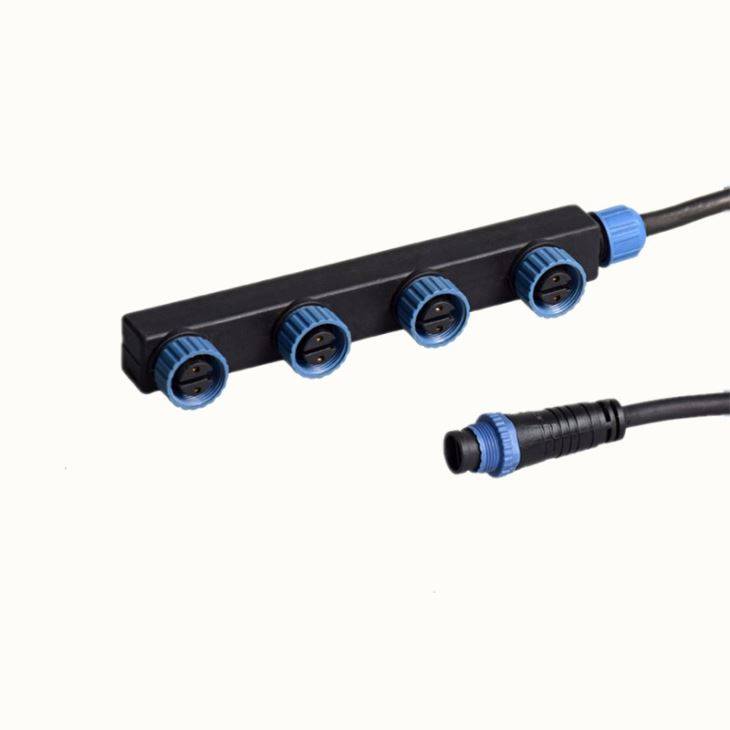 PriceList for 9 Pin Waterproof Connector -
 F-type 2 Pin Wire Bulk Waterproof Plug Ip68 – Kenhon