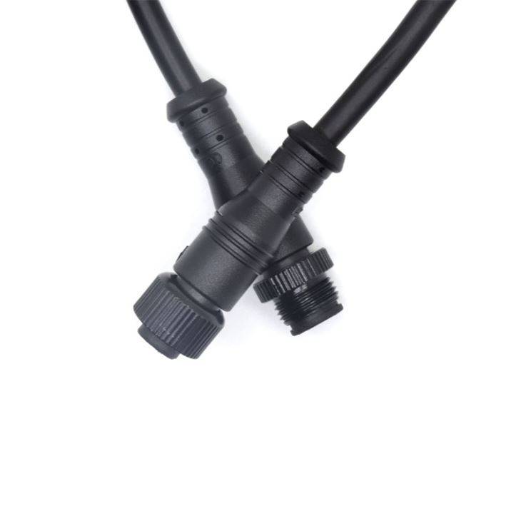 M12 Waterproof LED Cable Connector