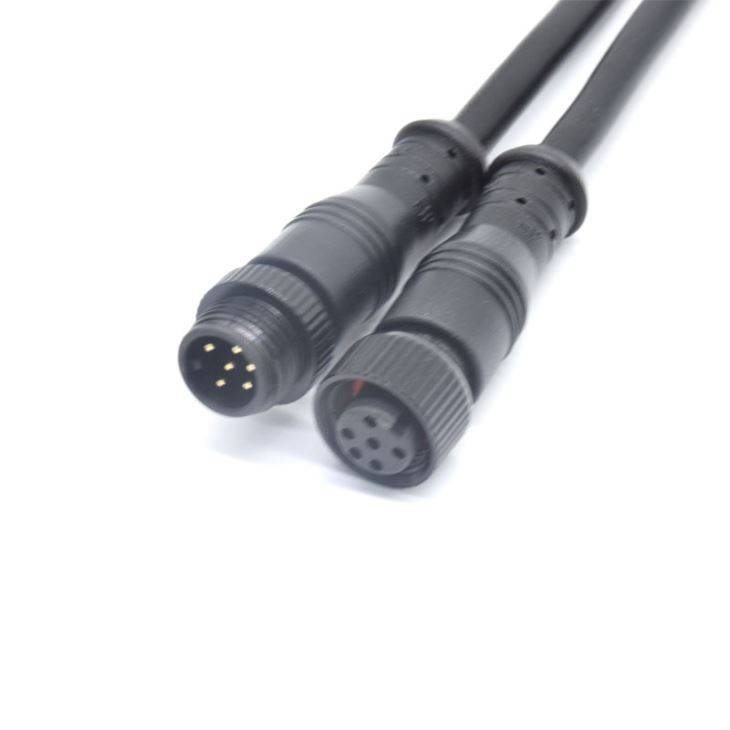 LED Waterproof M12 Connector Plug