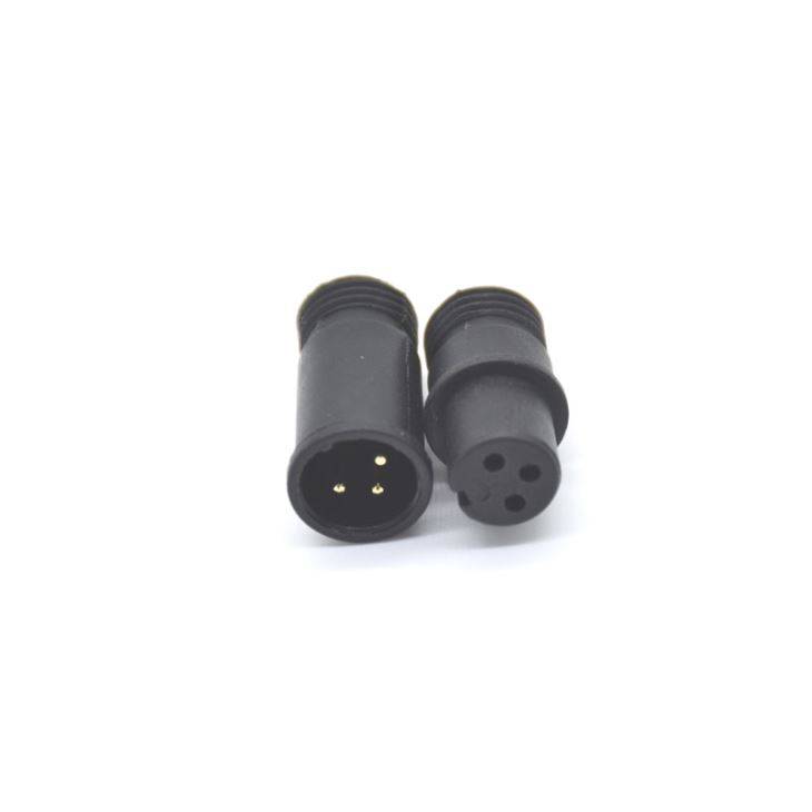M12 3PIN Waterproof Cable Ebike Connectors