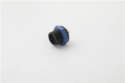 M12 4 Pin IP68 Front Panel Mount Male Socket Connector