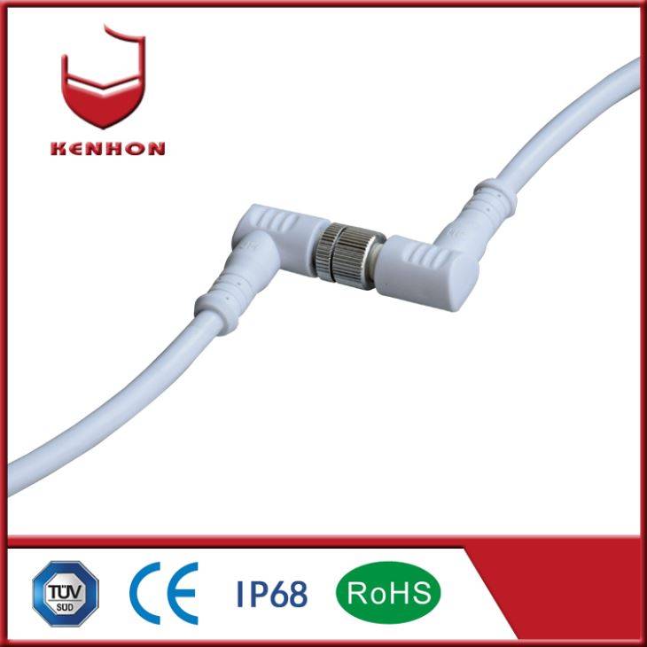 M12 IP67 AC Waterproof Cable Connector