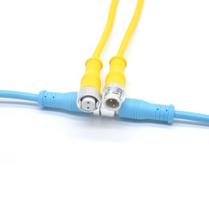 M12 Csble IP67 Waterproof LED Connector