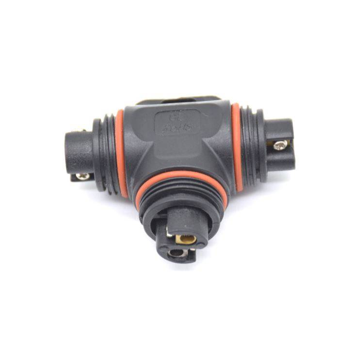 Ip67 2 Pin Waterproof Connector - M20 Tee Waterproof Electrical Plug – Kenhon detail pictures
