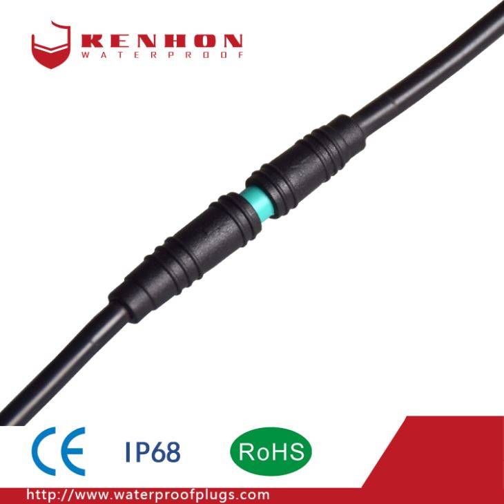 4 Pin Solderless Waterproof Led Strip To Strip Connector - M6 Mini Waterproof Plugs Bulkhead LED – Kenhon