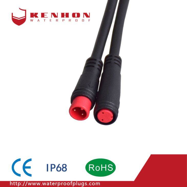 Factory Cheap Hot Underwater Connector Ip68 -
 M8 Male and Female Waterproof Plug – Kenhon