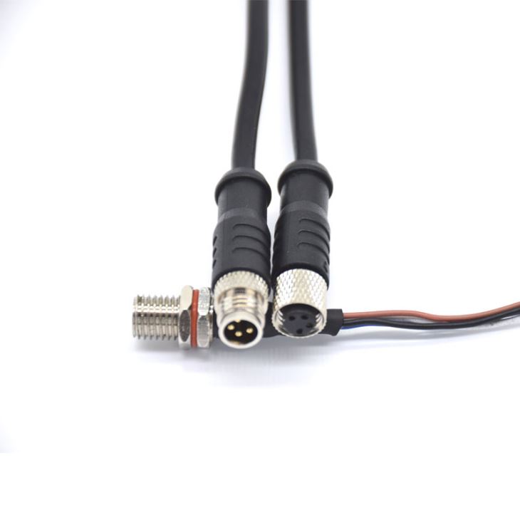 Male Female Waterproof M8 Cable Connector