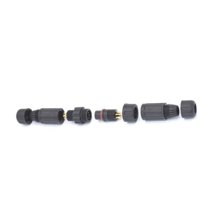 Assembled M12 Waterproof Electric Cable Connector