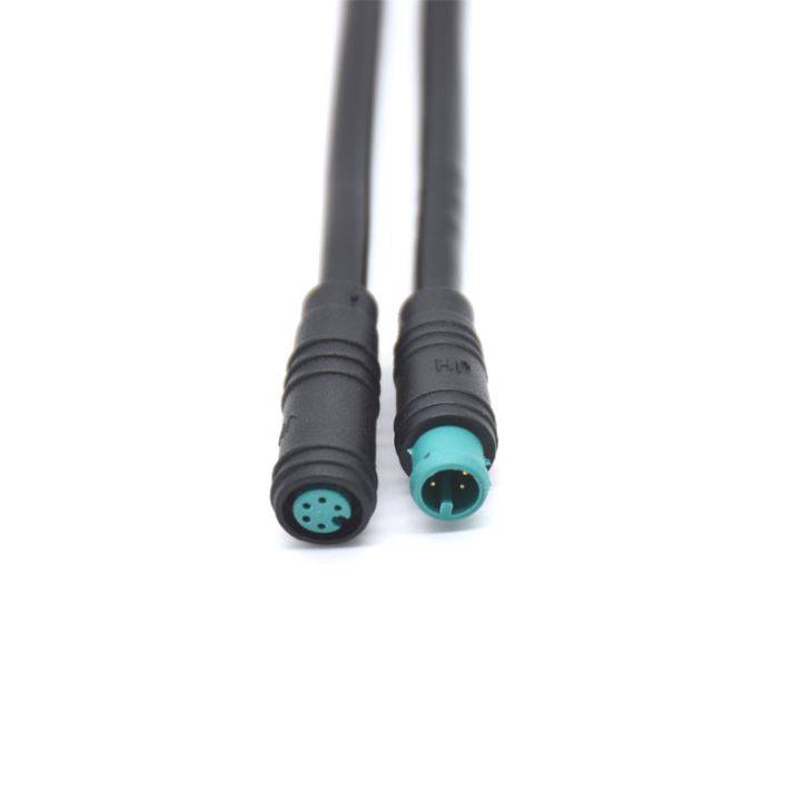 Electrical M6 5Pin Waterproof Cable Connector