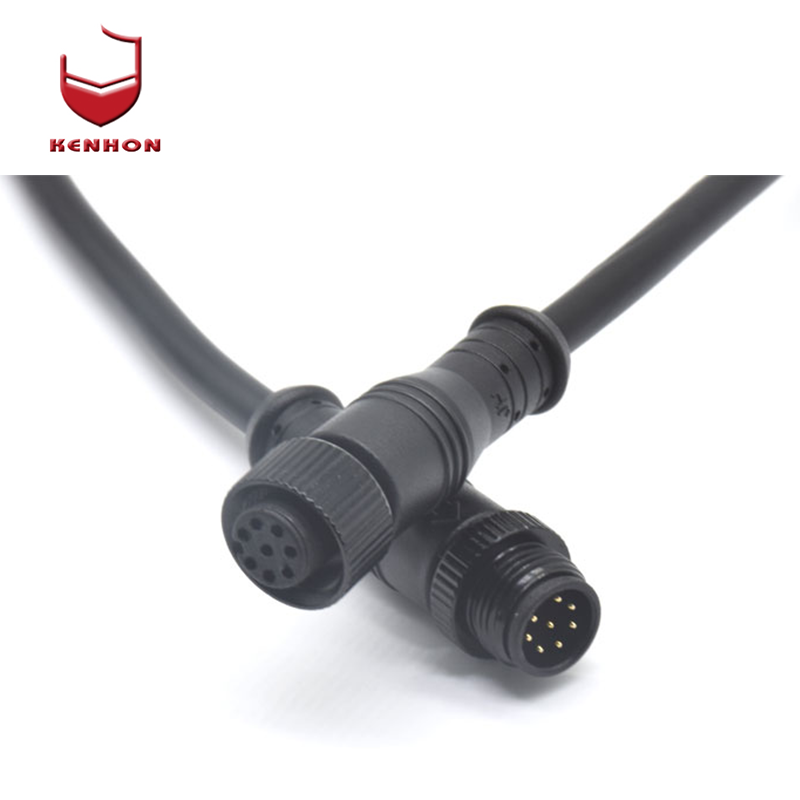 Super seal  2 pin 4 pin ip68 black m12 waterproof connector for Gree air conditioning Featured Image