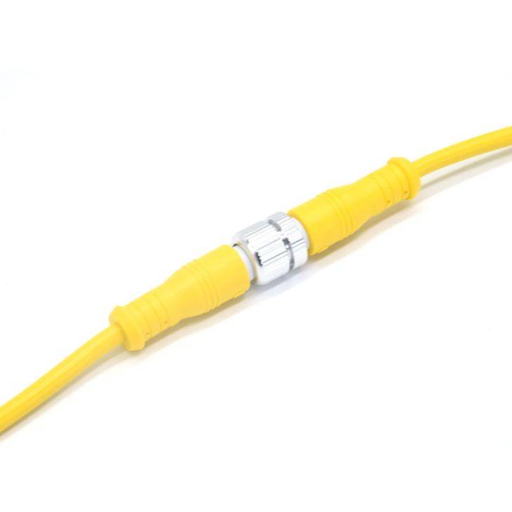 Industrial Waterproof Power Connector - Plastic Metal Head M12 Waterproof Cable Connector – Kenhon