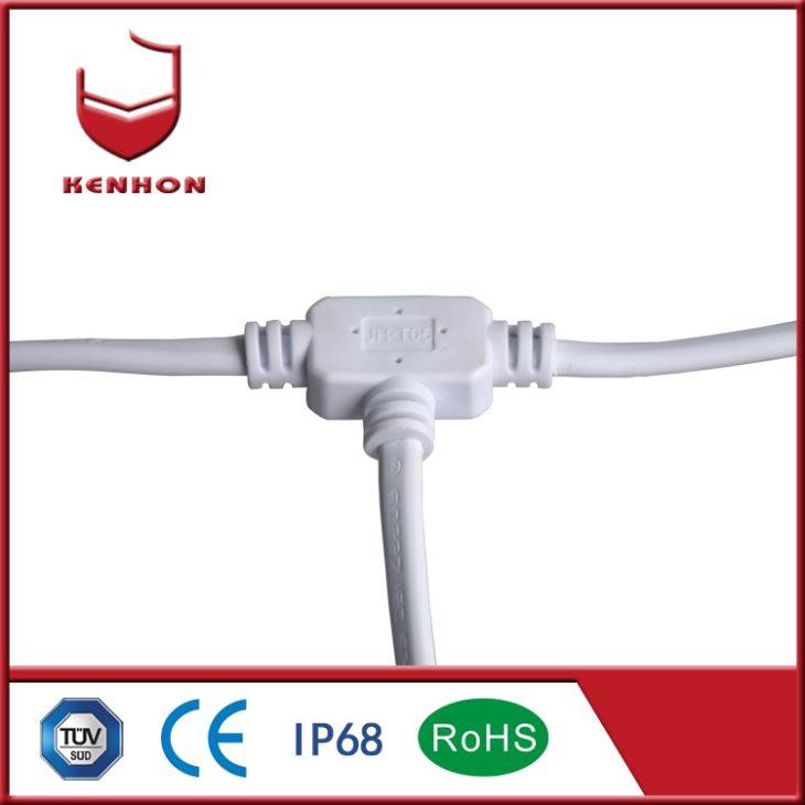 3 Pin Waterproof Connector - T Type Three Way Waterproof Plug – Kenhon